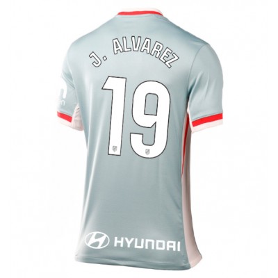 Atletico Madrid Julian Alvarez #19 Udebanetrøje Dame 2024-25 Kortærmet Atletico Madrid Julian Alvarez #19 Udebanetrøje Dame 2024-25 Kortærmet